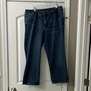 Kut from the Kloth Dark Blue wide leg ankle pants